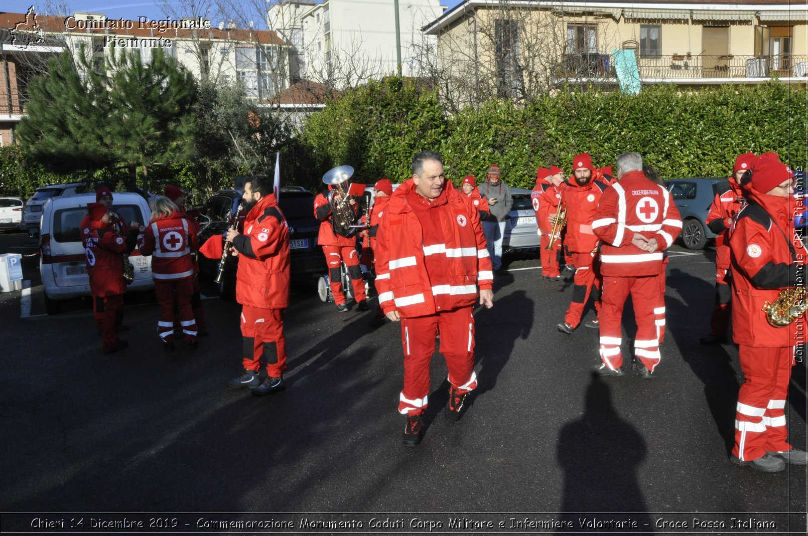 Chieri 14 Dicembre 2019 - Commemorazione Monumento Caduti Corpo Militare e Infermiere Volontarie - Croce Rossa Italiana