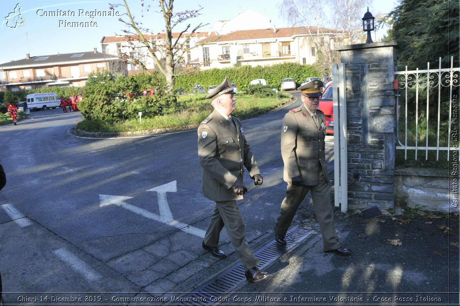 Chieri 14 Dicembre 2019 - Commemorazione Monumento Caduti Corpo Militare e Infermiere Volontarie - Croce Rossa Italiana