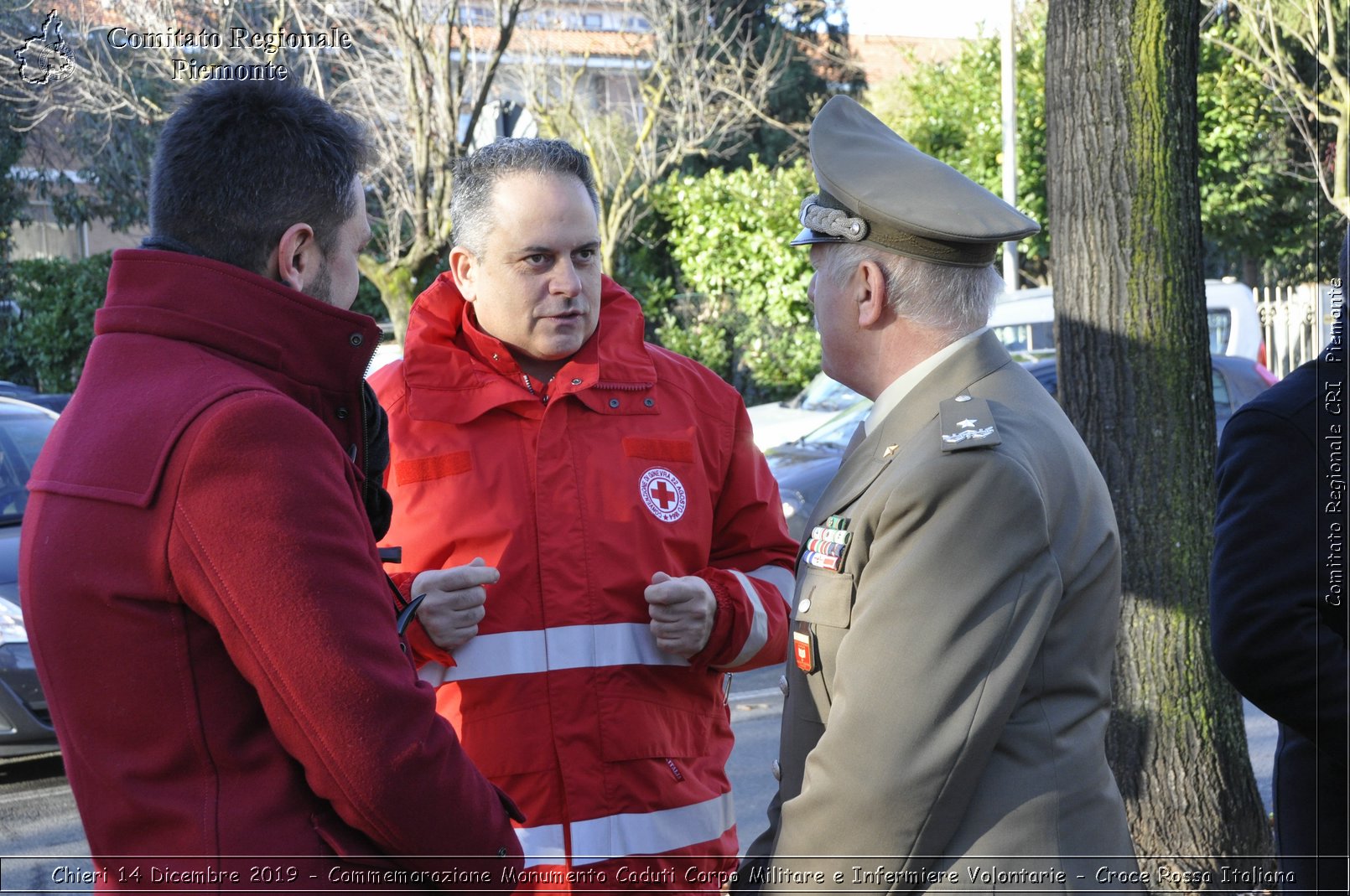 Chieri 14 Dicembre 2019 - Commemorazione Monumento Caduti Corpo Militare e Infermiere Volontarie - Croce Rossa Italiana