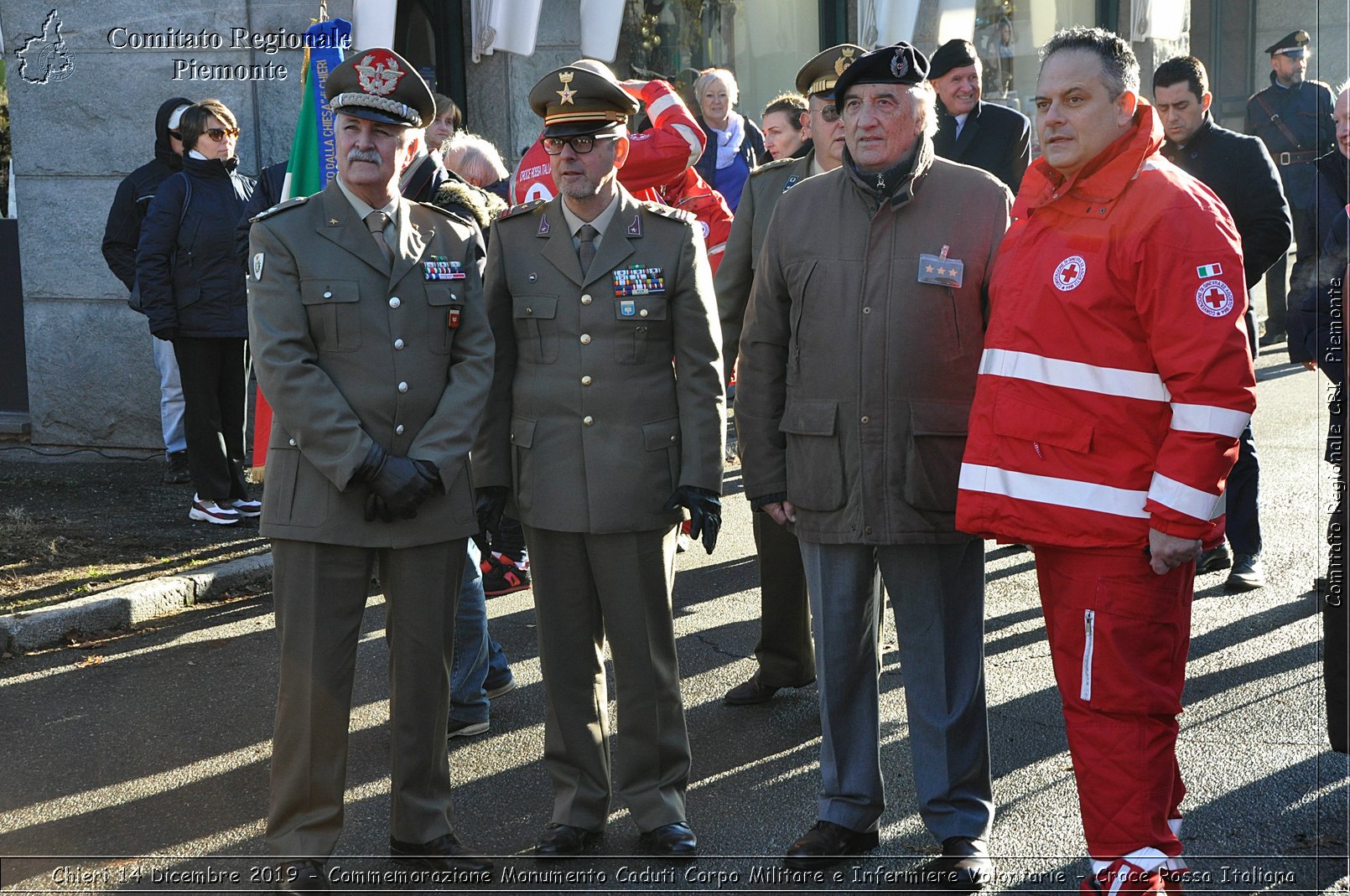 Chieri 14 Dicembre 2019 - Commemorazione Monumento Caduti Corpo Militare e Infermiere Volontarie - Croce Rossa Italiana