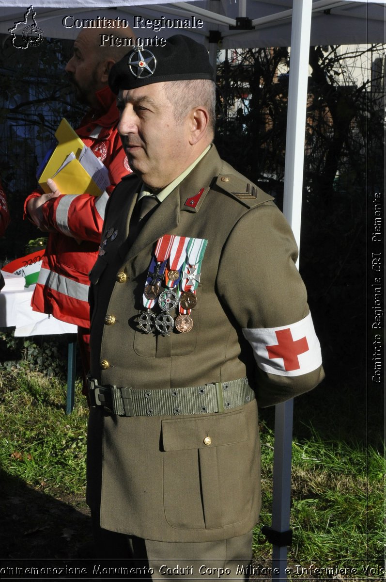 Chieri 14 Dicembre 2019 - Commemorazione Monumento Caduti Corpo Militare e Infermiere Volontarie - Croce Rossa Italiana