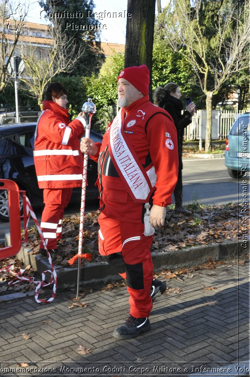 Chieri 14 Dicembre 2019 - Commemorazione Monumento Caduti Corpo Militare e Infermiere Volontarie - Croce Rossa Italiana