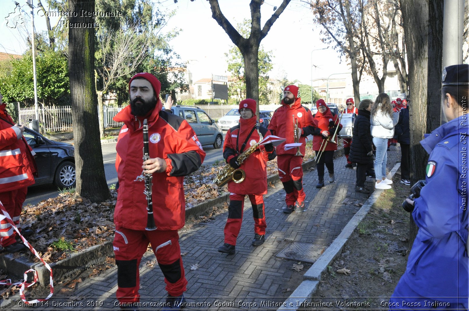 Chieri 14 Dicembre 2019 - Commemorazione Monumento Caduti Corpo Militare e Infermiere Volontarie - Croce Rossa Italiana