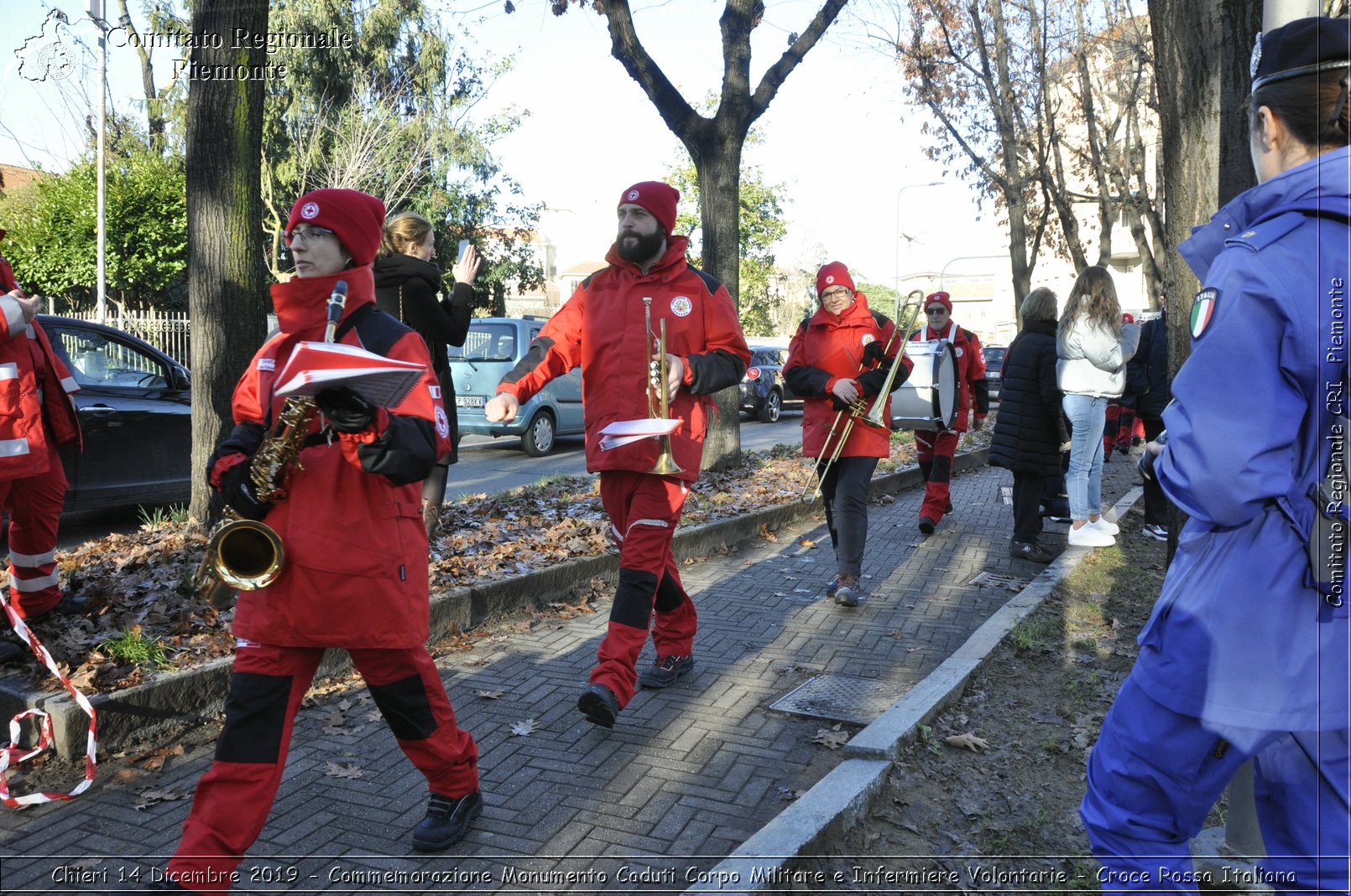 Chieri 14 Dicembre 2019 - Commemorazione Monumento Caduti Corpo Militare e Infermiere Volontarie - Croce Rossa Italiana