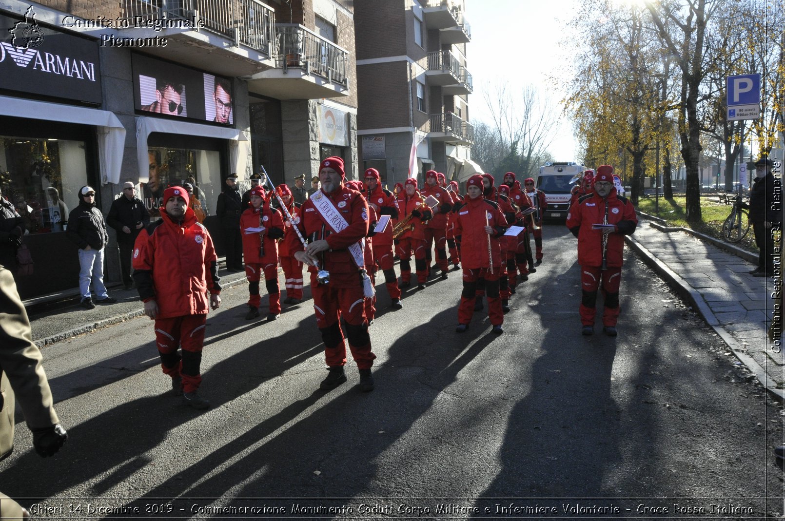 Chieri 14 Dicembre 2019 - Commemorazione Monumento Caduti Corpo Militare e Infermiere Volontarie - Croce Rossa Italiana