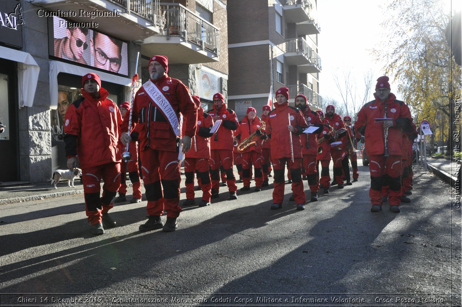 Chieri 14 Dicembre 2019 - Commemorazione Monumento Caduti Corpo Militare e Infermiere Volontarie - Croce Rossa Italiana