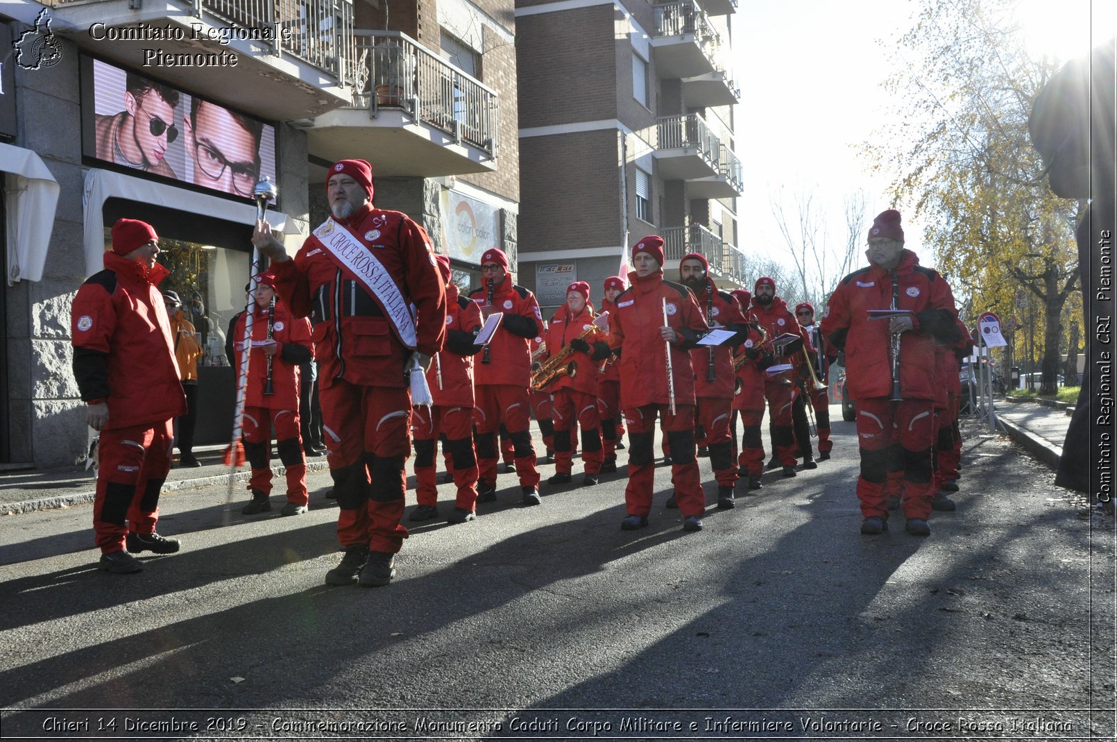 Chieri 14 Dicembre 2019 - Commemorazione Monumento Caduti Corpo Militare e Infermiere Volontarie - Croce Rossa Italiana