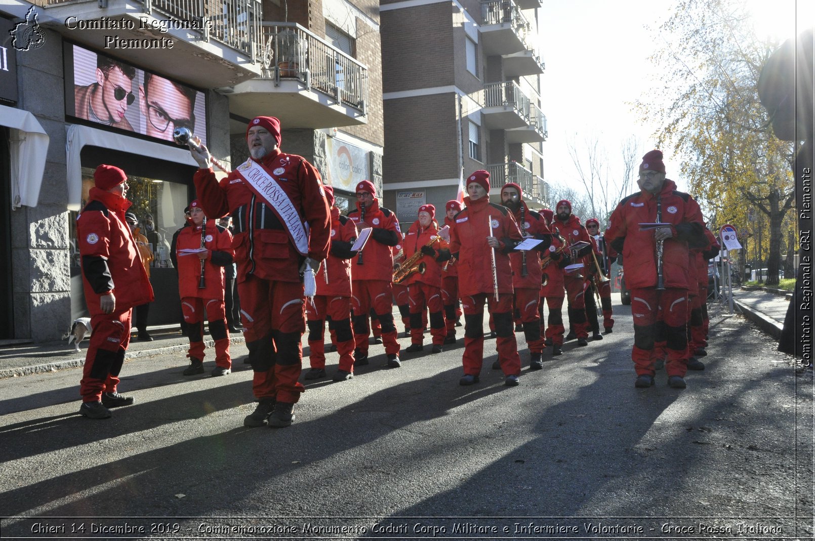 Chieri 14 Dicembre 2019 - Commemorazione Monumento Caduti Corpo Militare e Infermiere Volontarie - Croce Rossa Italiana