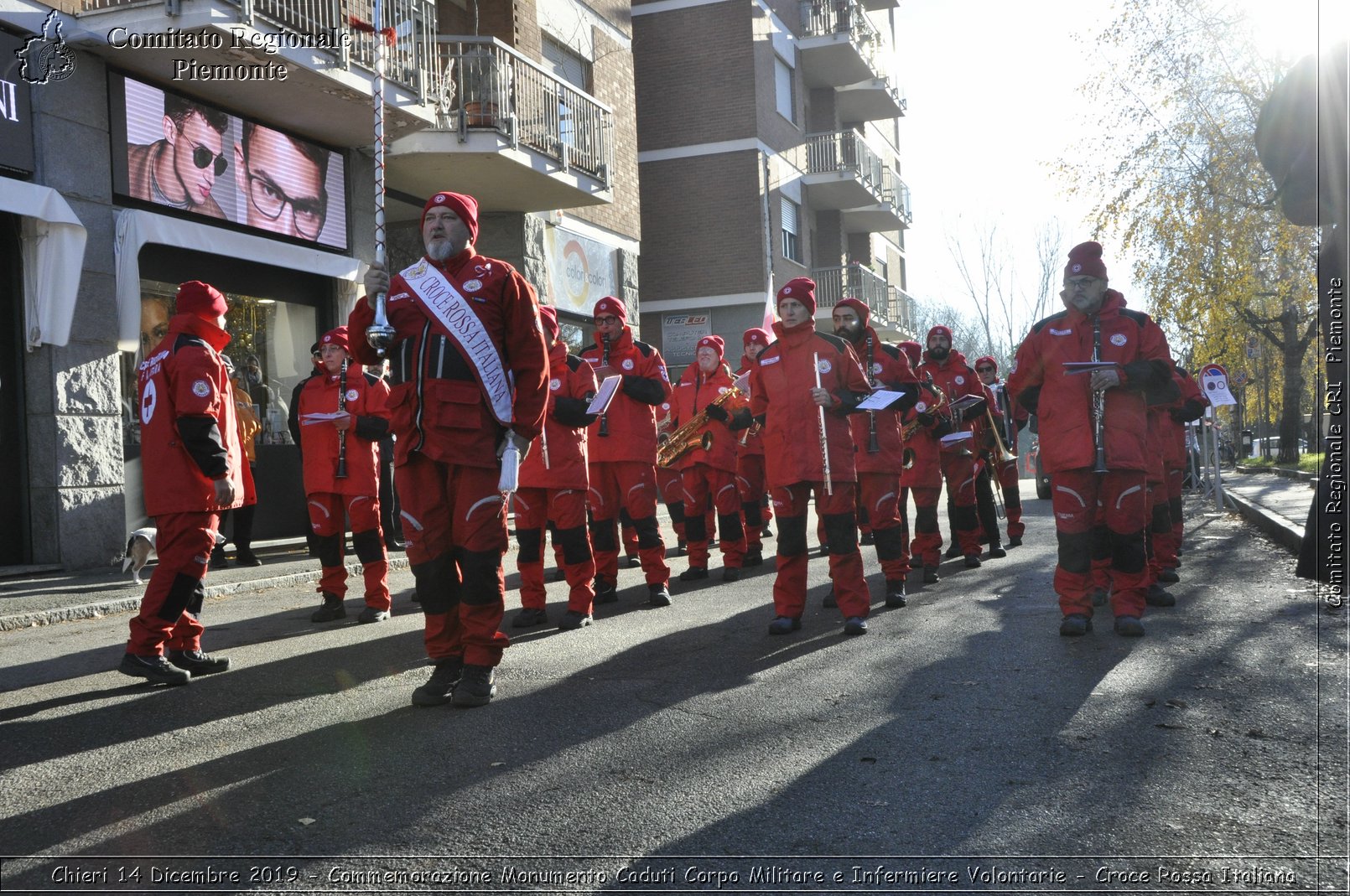 Chieri 14 Dicembre 2019 - Commemorazione Monumento Caduti Corpo Militare e Infermiere Volontarie - Croce Rossa Italiana