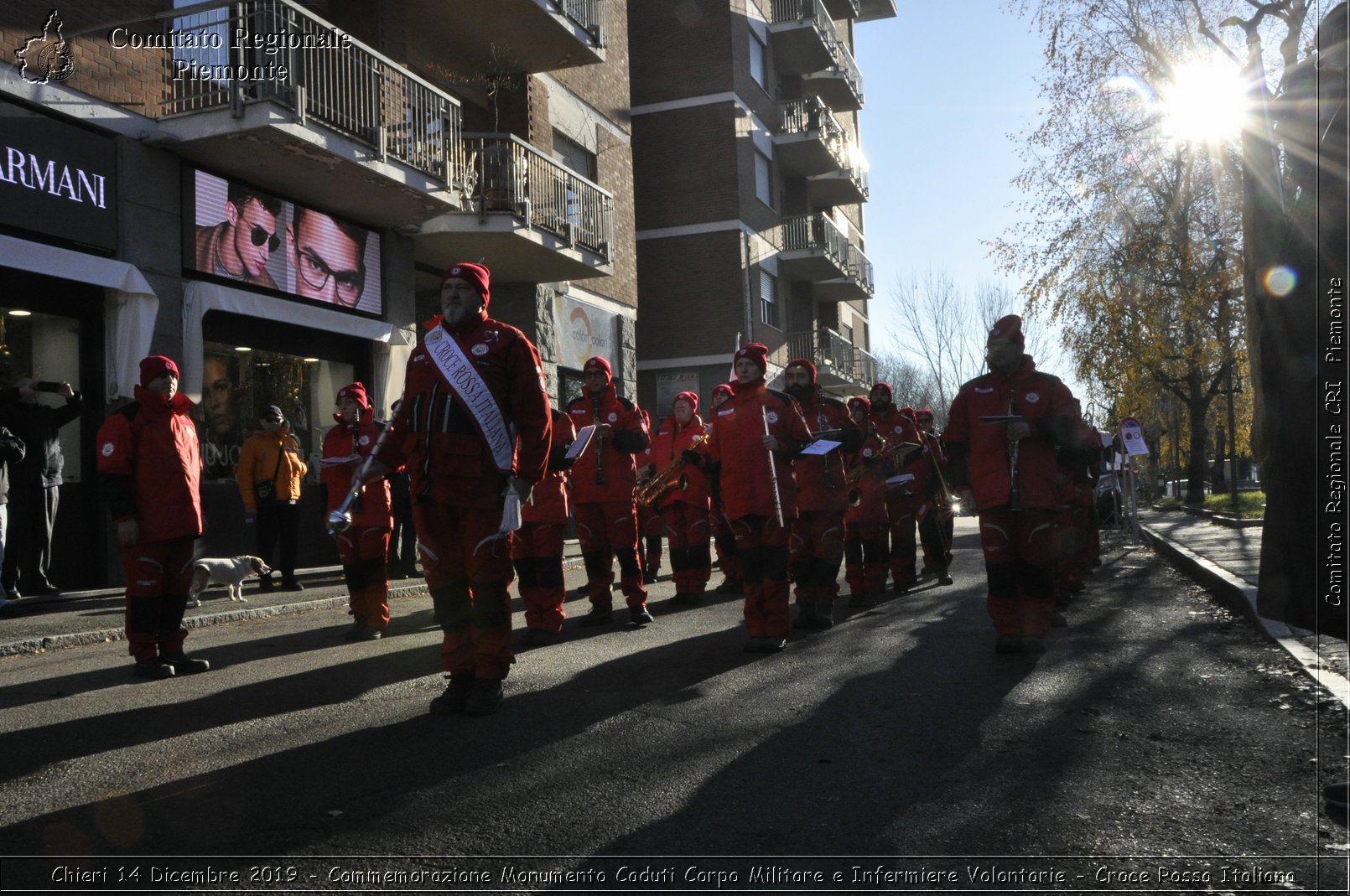 Chieri 14 Dicembre 2019 - Commemorazione Monumento Caduti Corpo Militare e Infermiere Volontarie - Croce Rossa Italiana