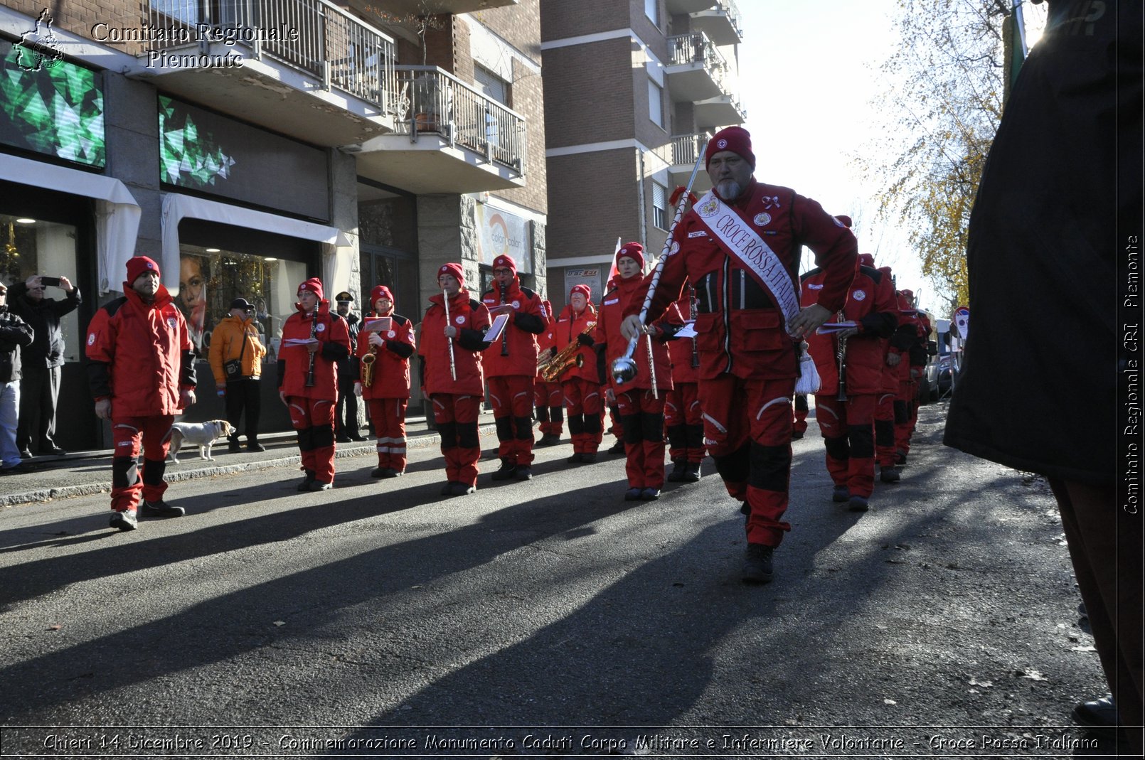 Chieri 14 Dicembre 2019 - Commemorazione Monumento Caduti Corpo Militare e Infermiere Volontarie - Croce Rossa Italiana