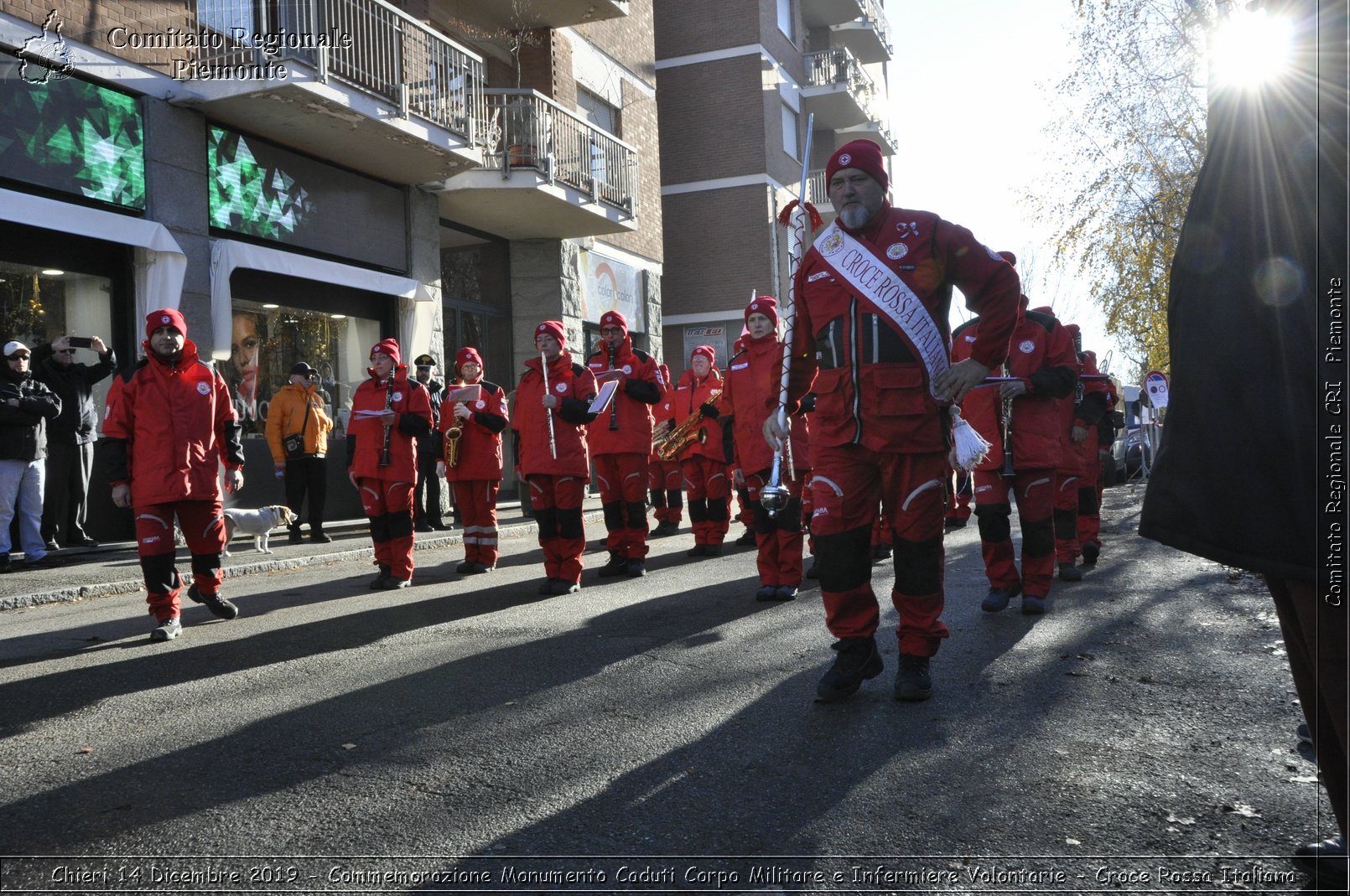 Chieri 14 Dicembre 2019 - Commemorazione Monumento Caduti Corpo Militare e Infermiere Volontarie - Croce Rossa Italiana