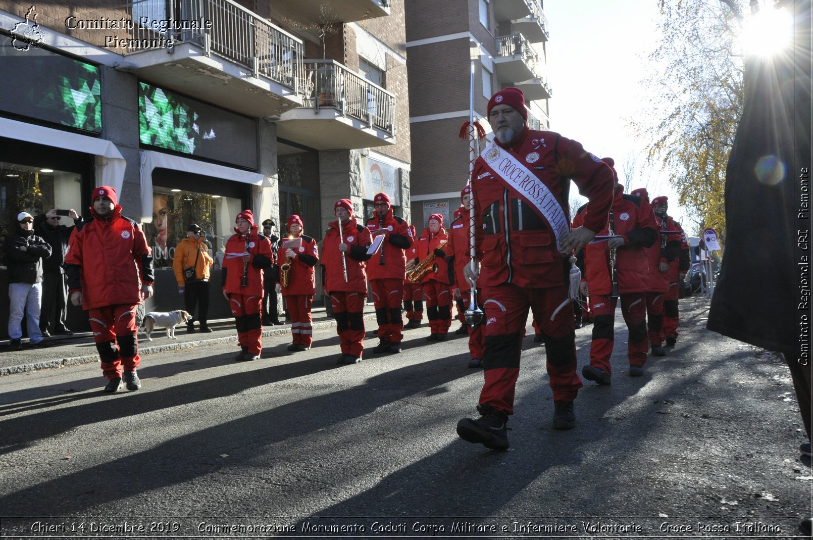 Chieri 14 Dicembre 2019 - Commemorazione Monumento Caduti Corpo Militare e Infermiere Volontarie - Croce Rossa Italiana