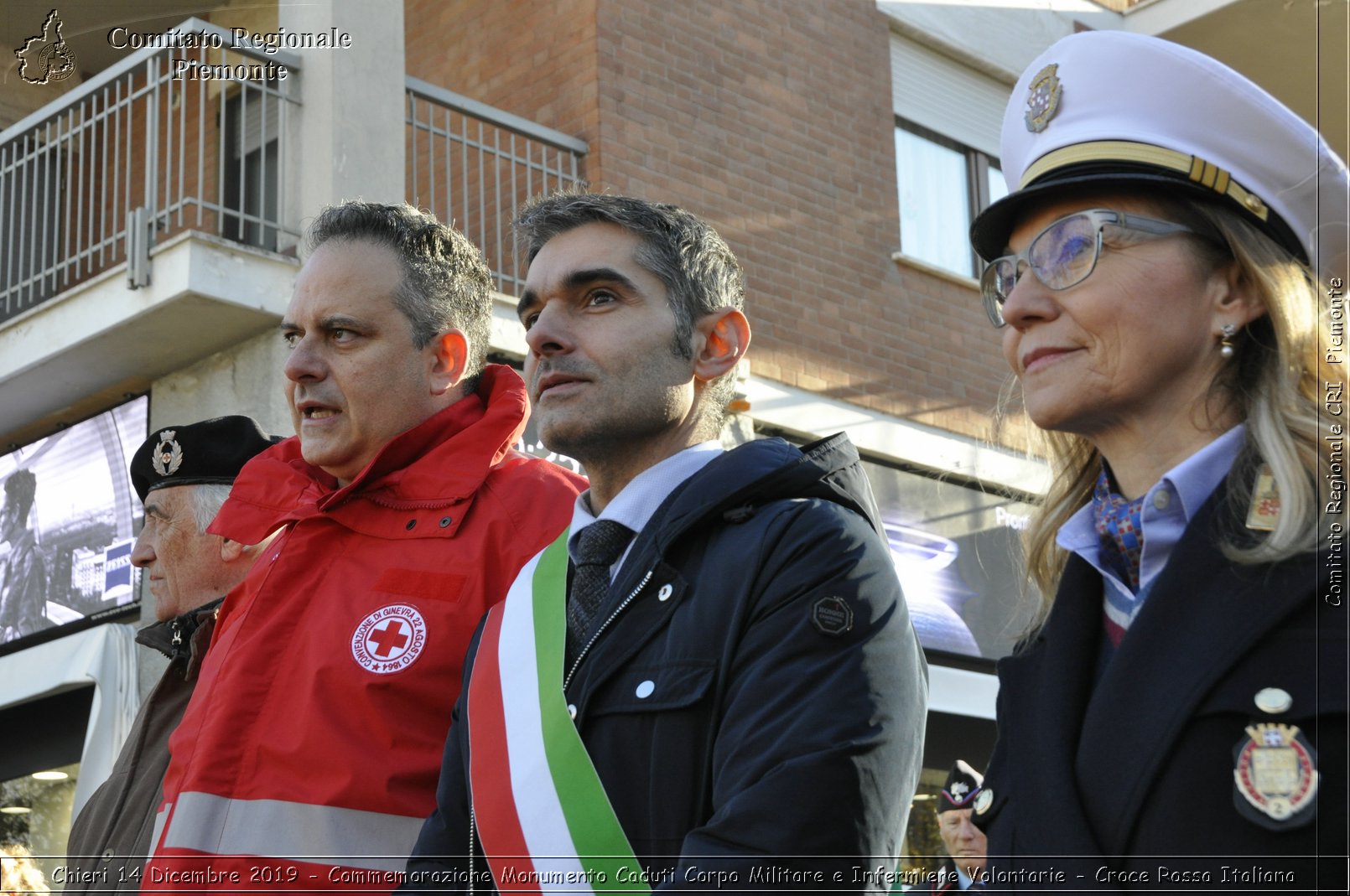 Chieri 14 Dicembre 2019 - Commemorazione Monumento Caduti Corpo Militare e Infermiere Volontarie - Croce Rossa Italiana