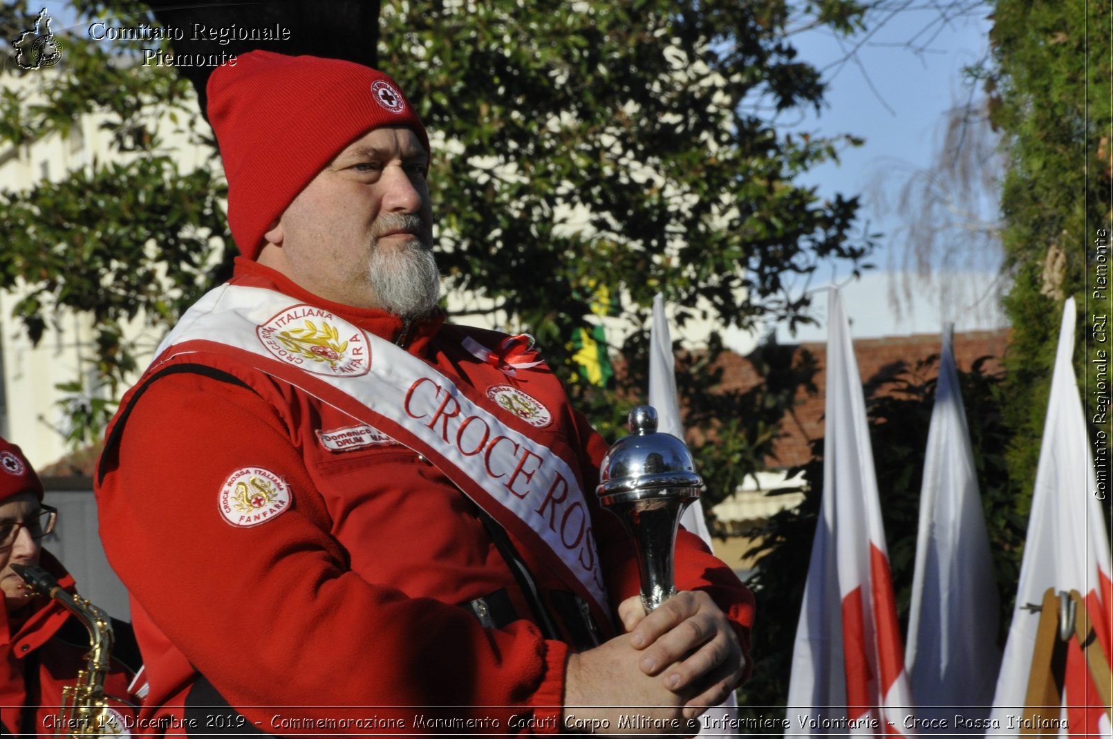 Chieri 14 Dicembre 2019 - Commemorazione Monumento Caduti Corpo Militare e Infermiere Volontarie - Croce Rossa Italiana