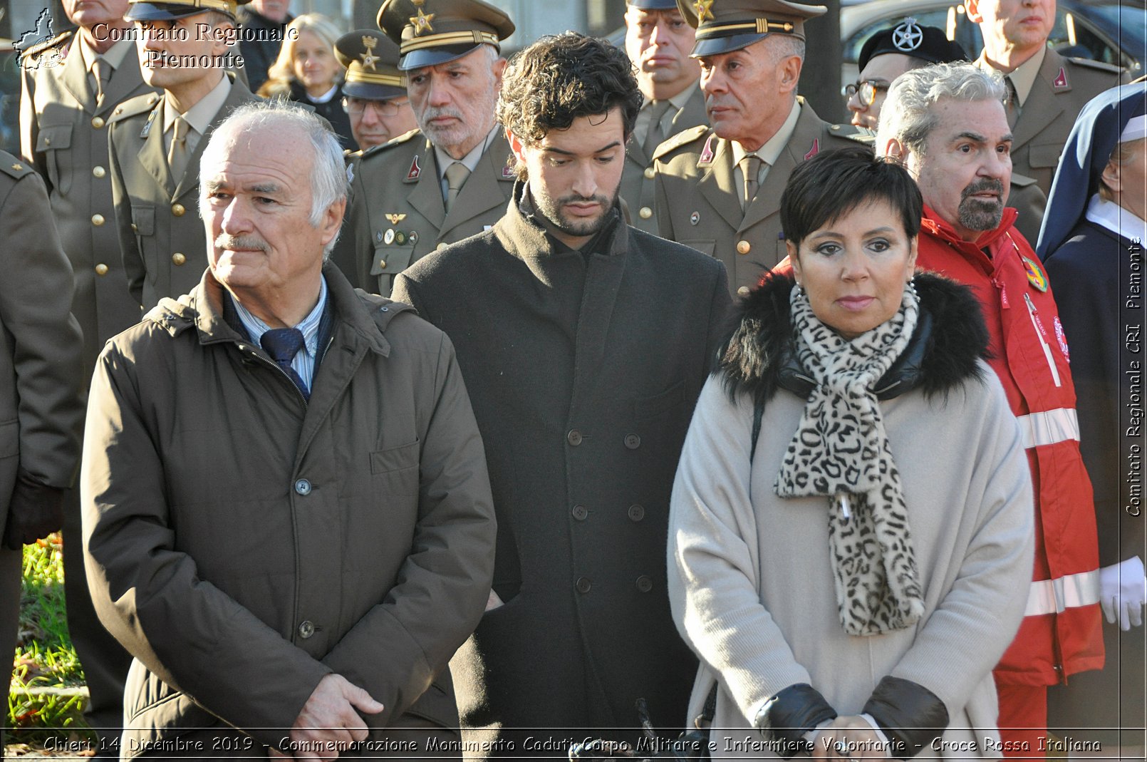 Chieri 14 Dicembre 2019 - Commemorazione Monumento Caduti Corpo Militare e Infermiere Volontarie - Croce Rossa Italiana