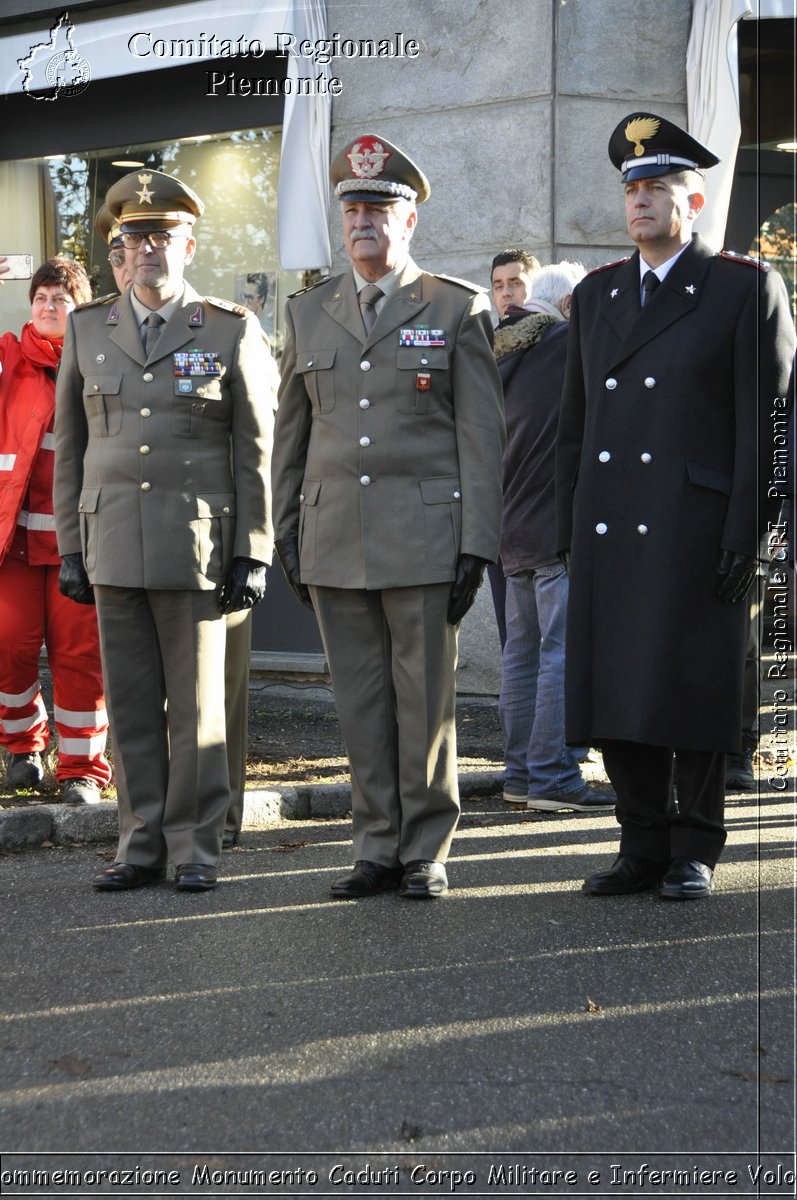 Chieri 14 Dicembre 2019 - Commemorazione Monumento Caduti Corpo Militare e Infermiere Volontarie - Croce Rossa Italiana