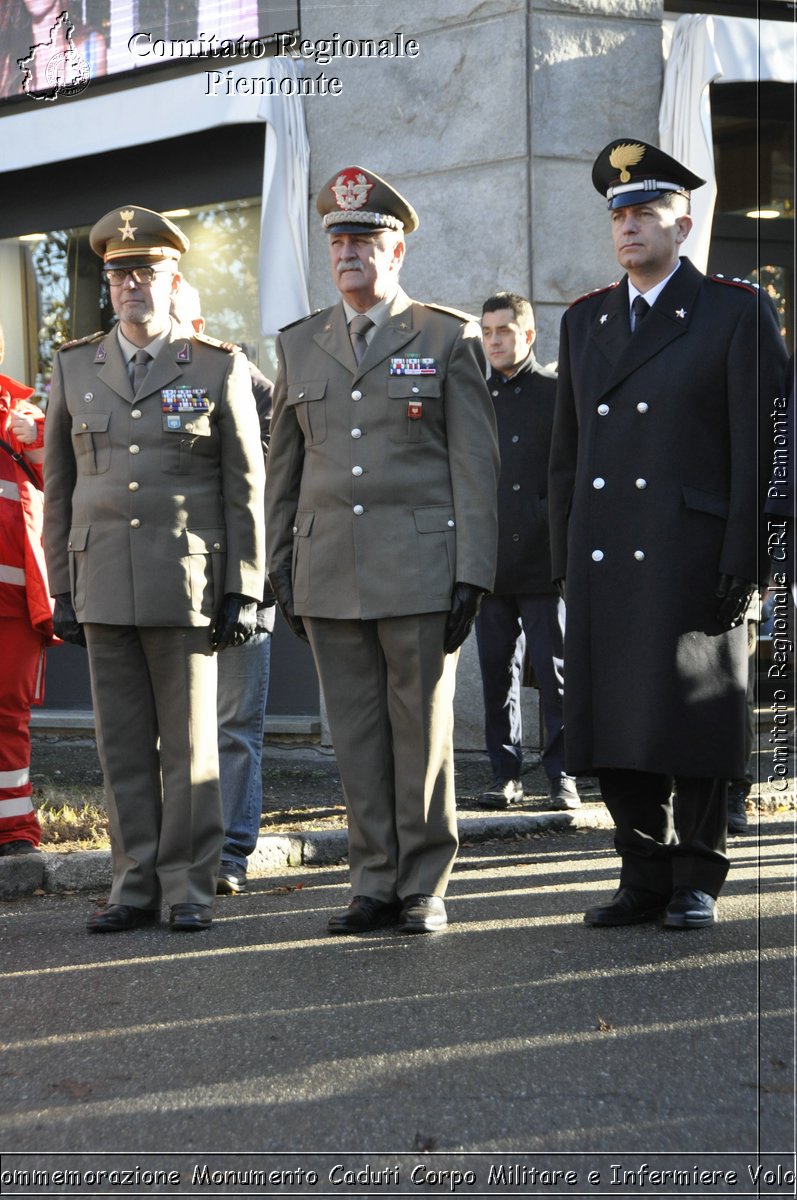 Chieri 14 Dicembre 2019 - Commemorazione Monumento Caduti Corpo Militare e Infermiere Volontarie - Croce Rossa Italiana