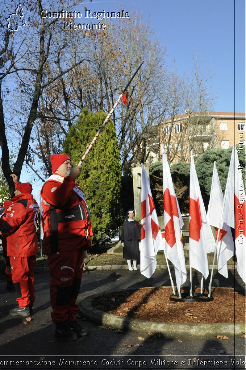 Chieri 14 Dicembre 2019 - Commemorazione Monumento Caduti Corpo Militare e Infermiere Volontarie - Croce Rossa Italiana