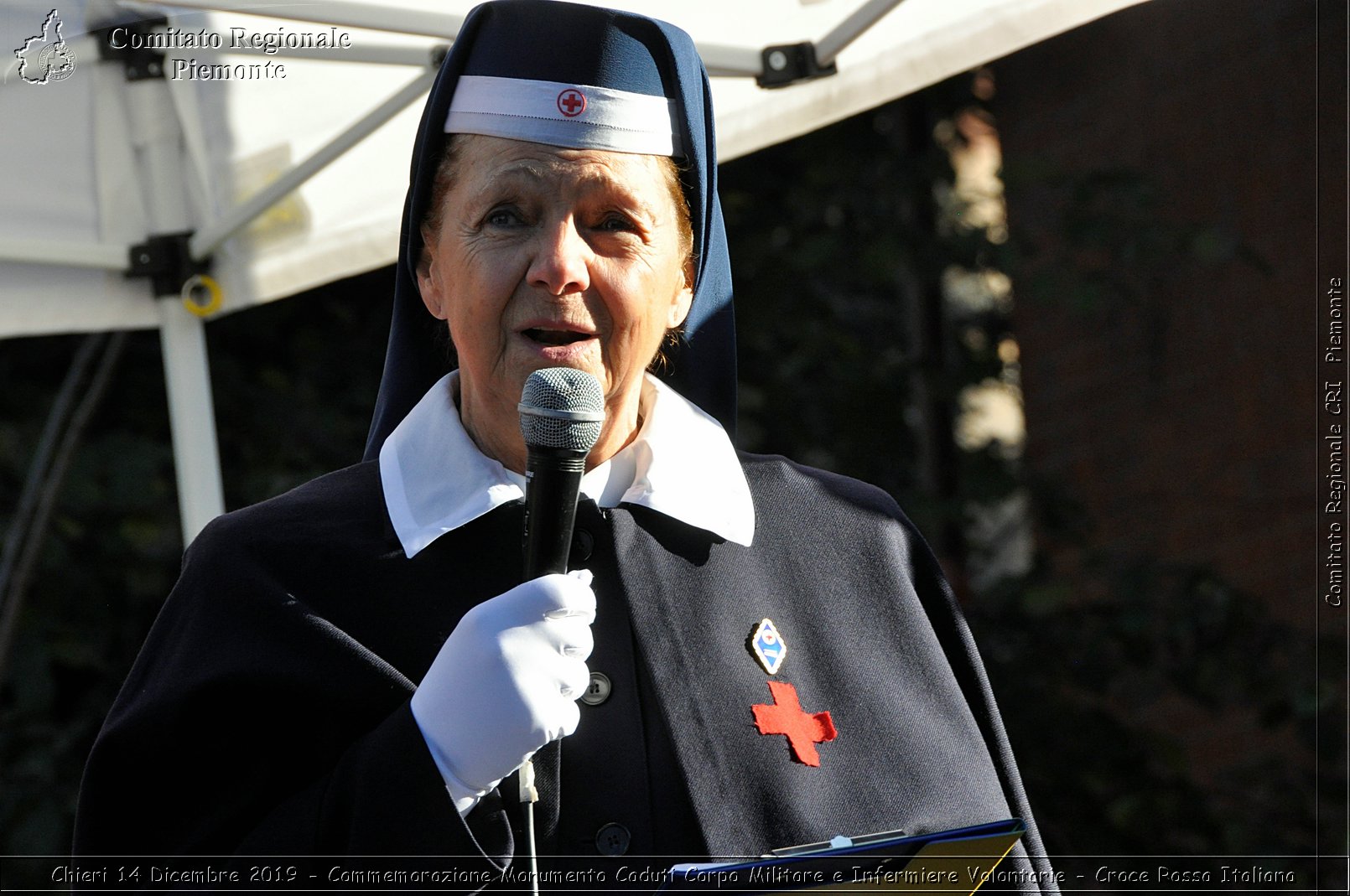 Chieri 14 Dicembre 2019 - Commemorazione Monumento Caduti Corpo Militare e Infermiere Volontarie - Croce Rossa Italiana