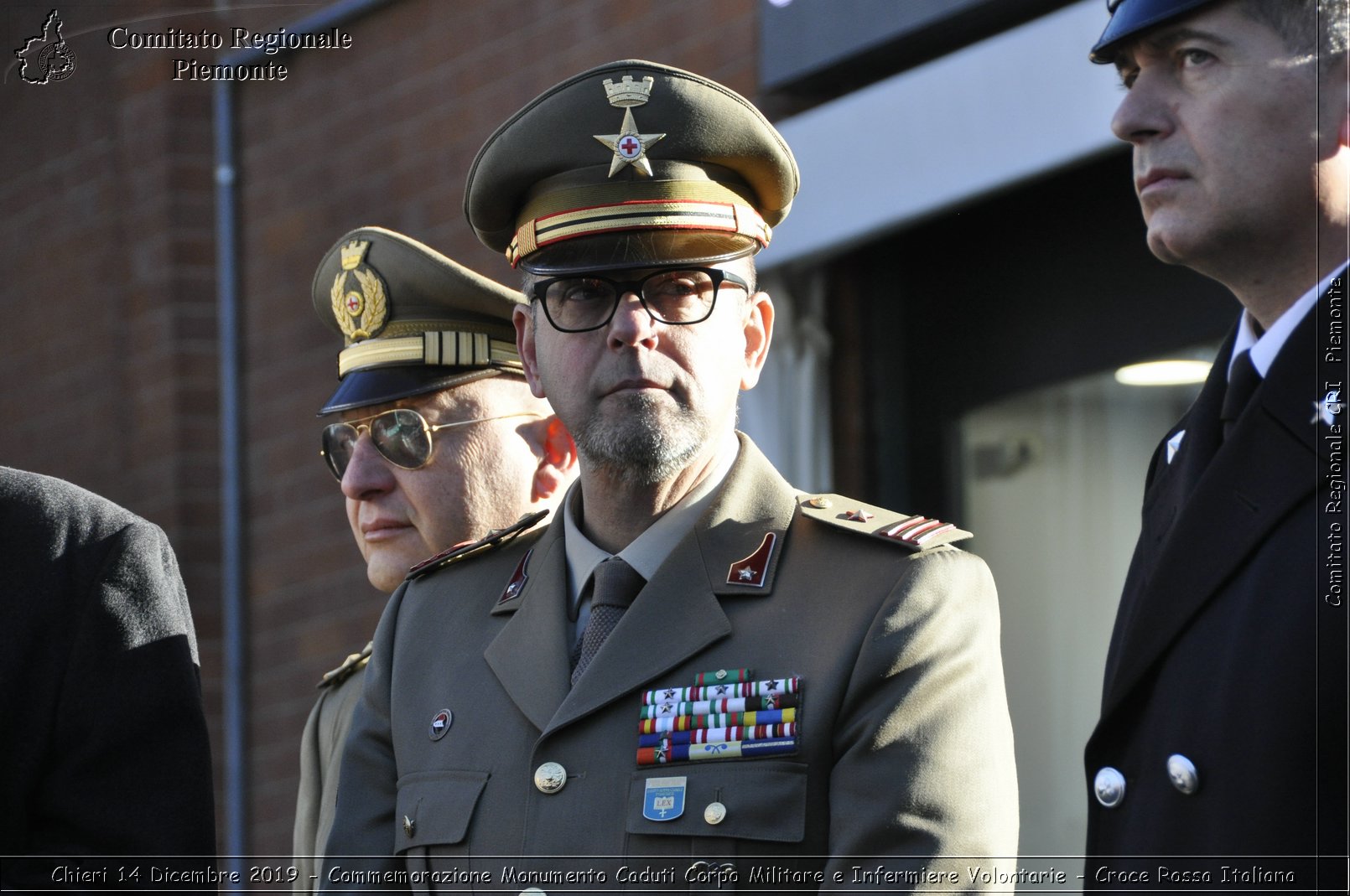 Chieri 14 Dicembre 2019 - Commemorazione Monumento Caduti Corpo Militare e Infermiere Volontarie - Croce Rossa Italiana