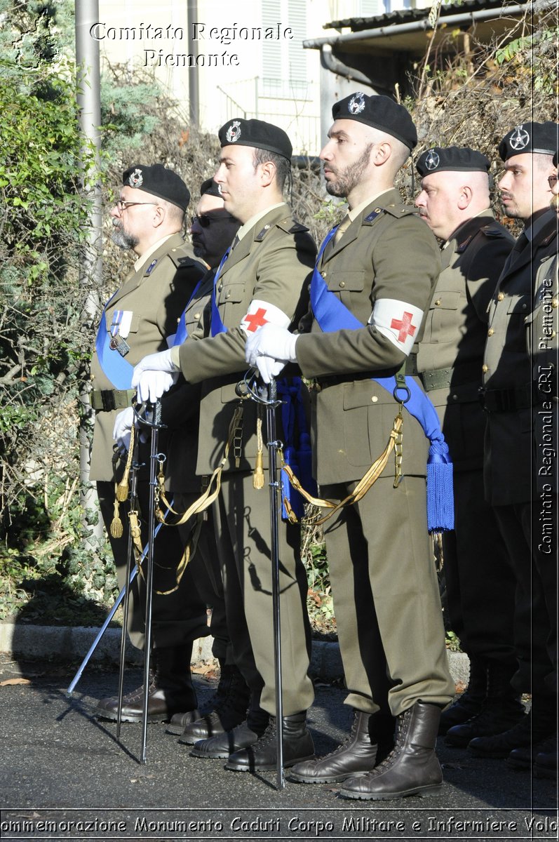 Chieri 14 Dicembre 2019 - Commemorazione Monumento Caduti Corpo Militare e Infermiere Volontarie - Croce Rossa Italiana