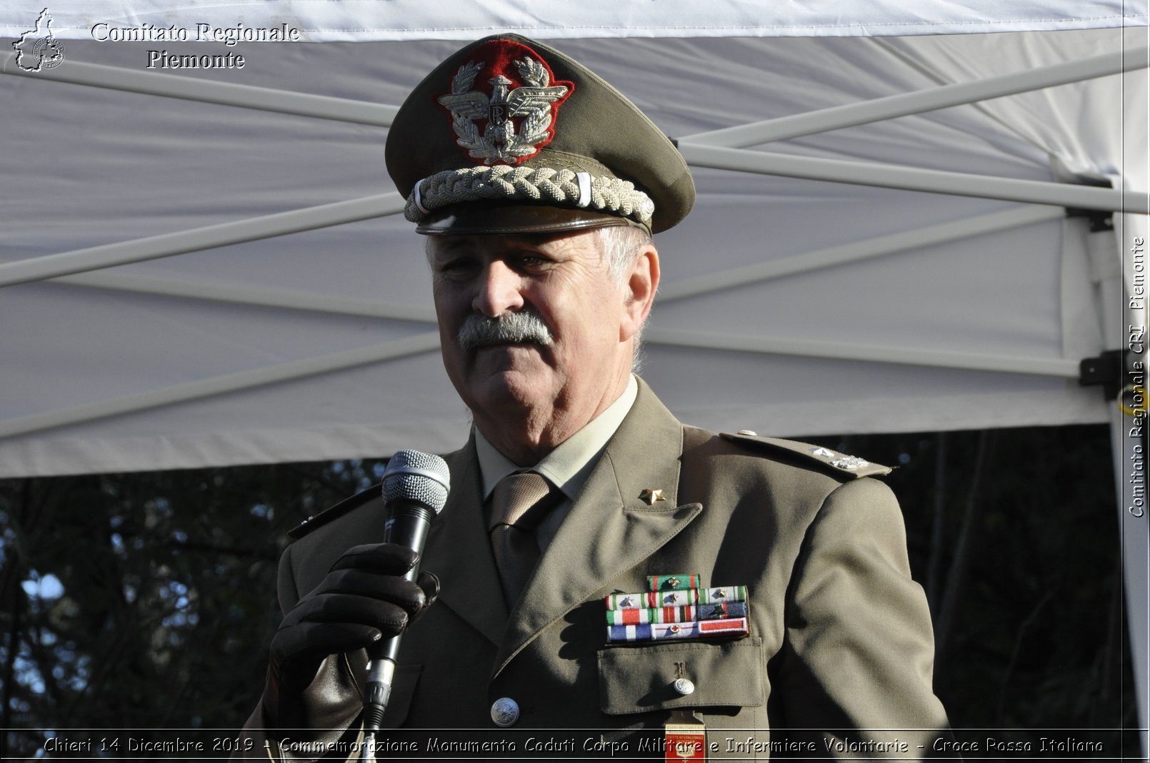 Chieri 14 Dicembre 2019 - Commemorazione Monumento Caduti Corpo Militare e Infermiere Volontarie - Croce Rossa Italiana