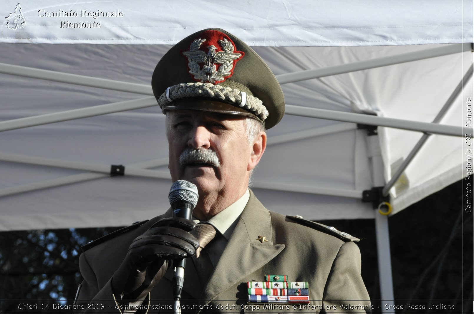 Chieri 14 Dicembre 2019 - Commemorazione Monumento Caduti Corpo Militare e Infermiere Volontarie - Croce Rossa Italiana