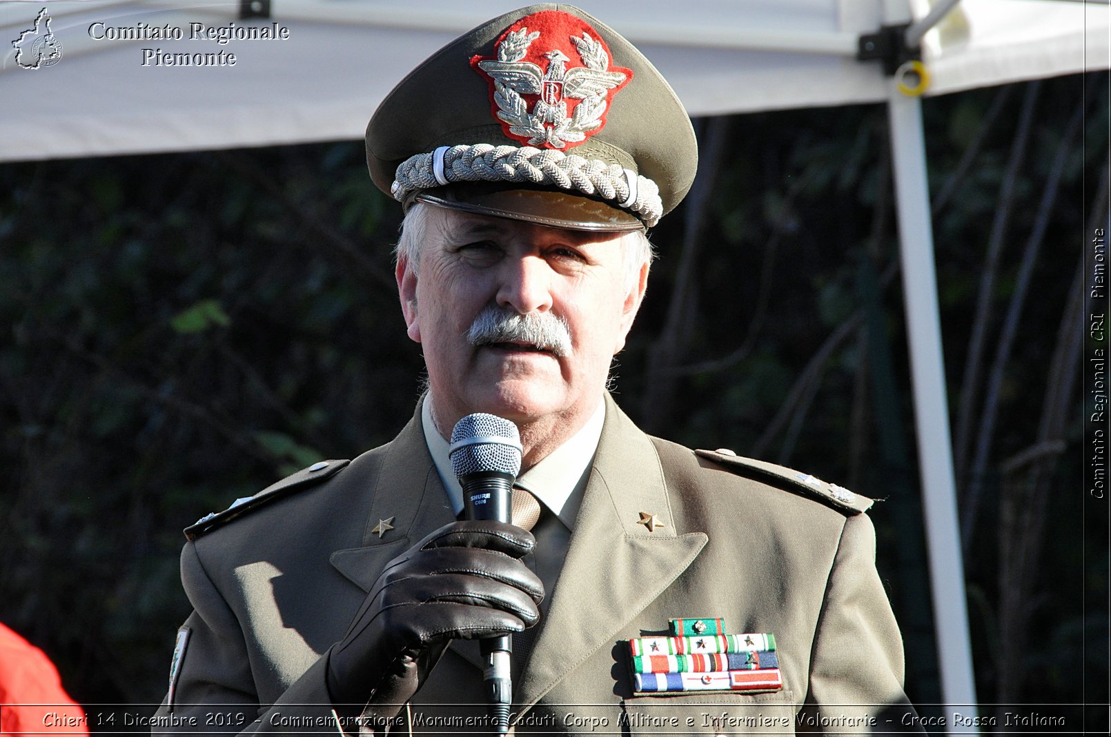 Chieri 14 Dicembre 2019 - Commemorazione Monumento Caduti Corpo Militare e Infermiere Volontarie - Croce Rossa Italiana