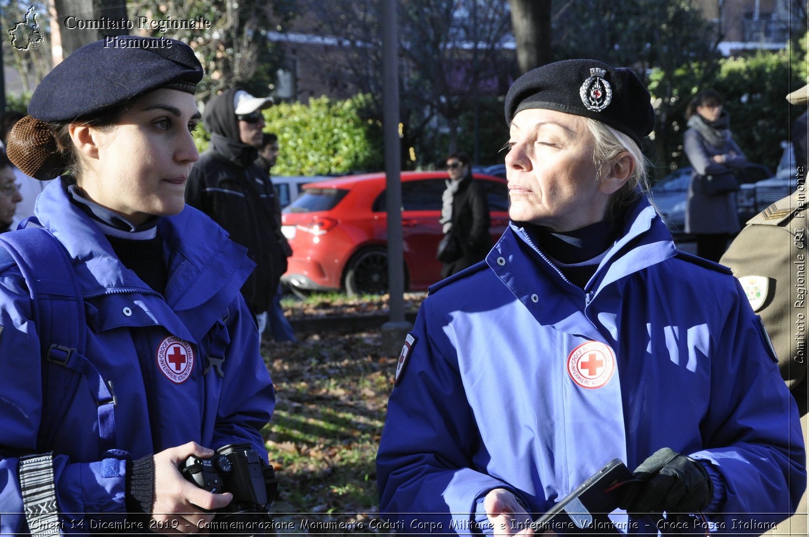 Chieri 14 Dicembre 2019 - Commemorazione Monumento Caduti Corpo Militare e Infermiere Volontarie - Croce Rossa Italiana