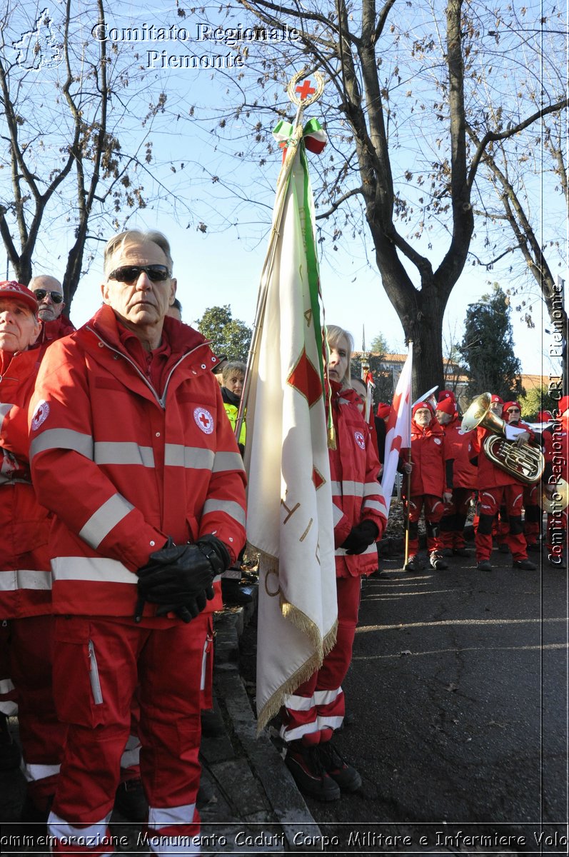 Chieri 14 Dicembre 2019 - Commemorazione Monumento Caduti Corpo Militare e Infermiere Volontarie - Croce Rossa Italiana