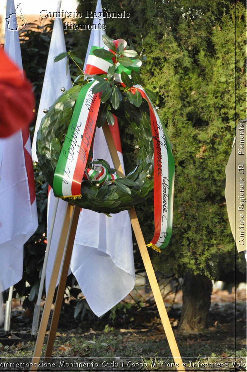 Chieri 14 Dicembre 2019 - Commemorazione Monumento Caduti Corpo Militare e Infermiere Volontarie - Croce Rossa Italiana