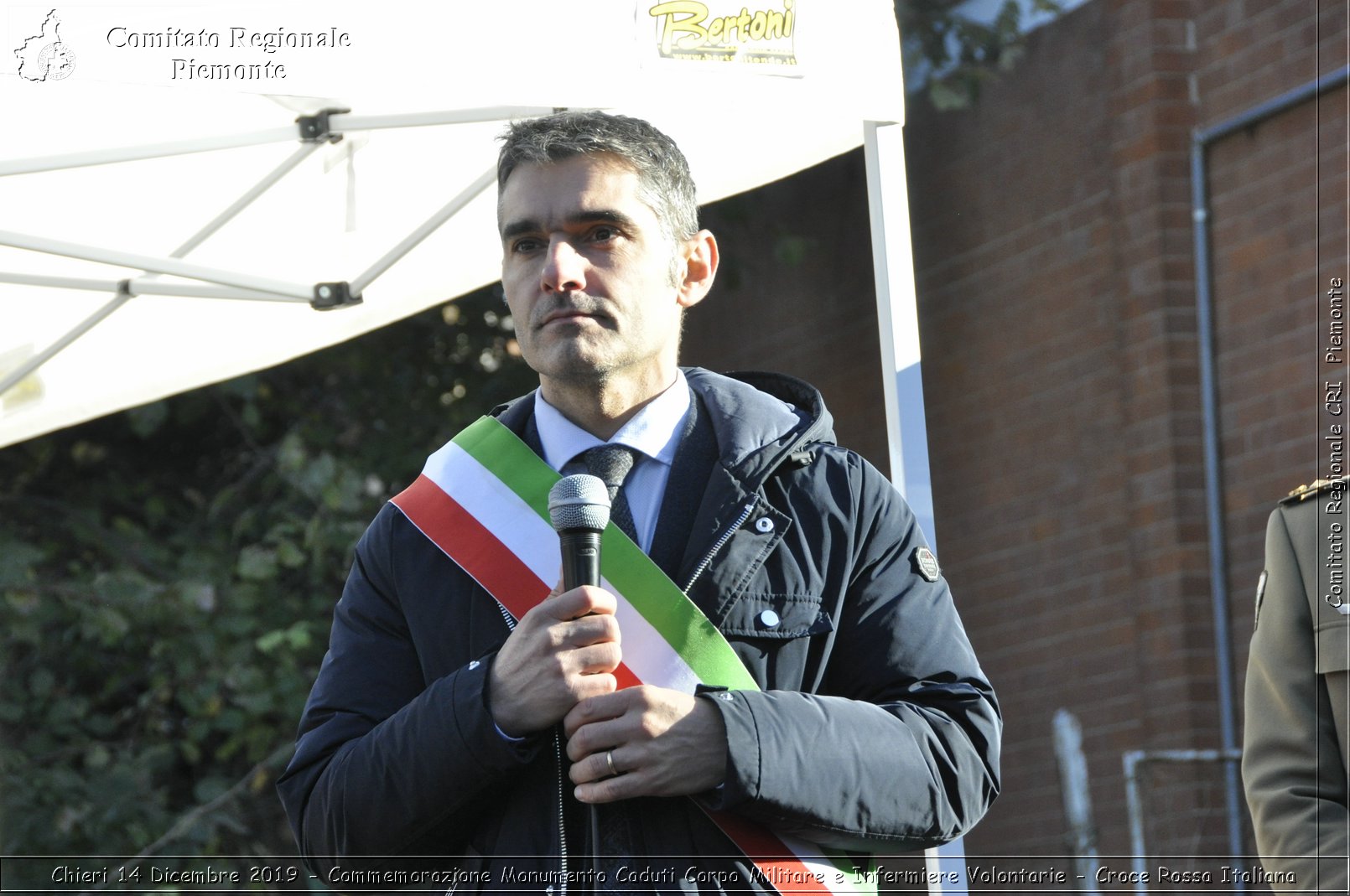 Chieri 14 Dicembre 2019 - Commemorazione Monumento Caduti Corpo Militare e Infermiere Volontarie - Croce Rossa Italiana