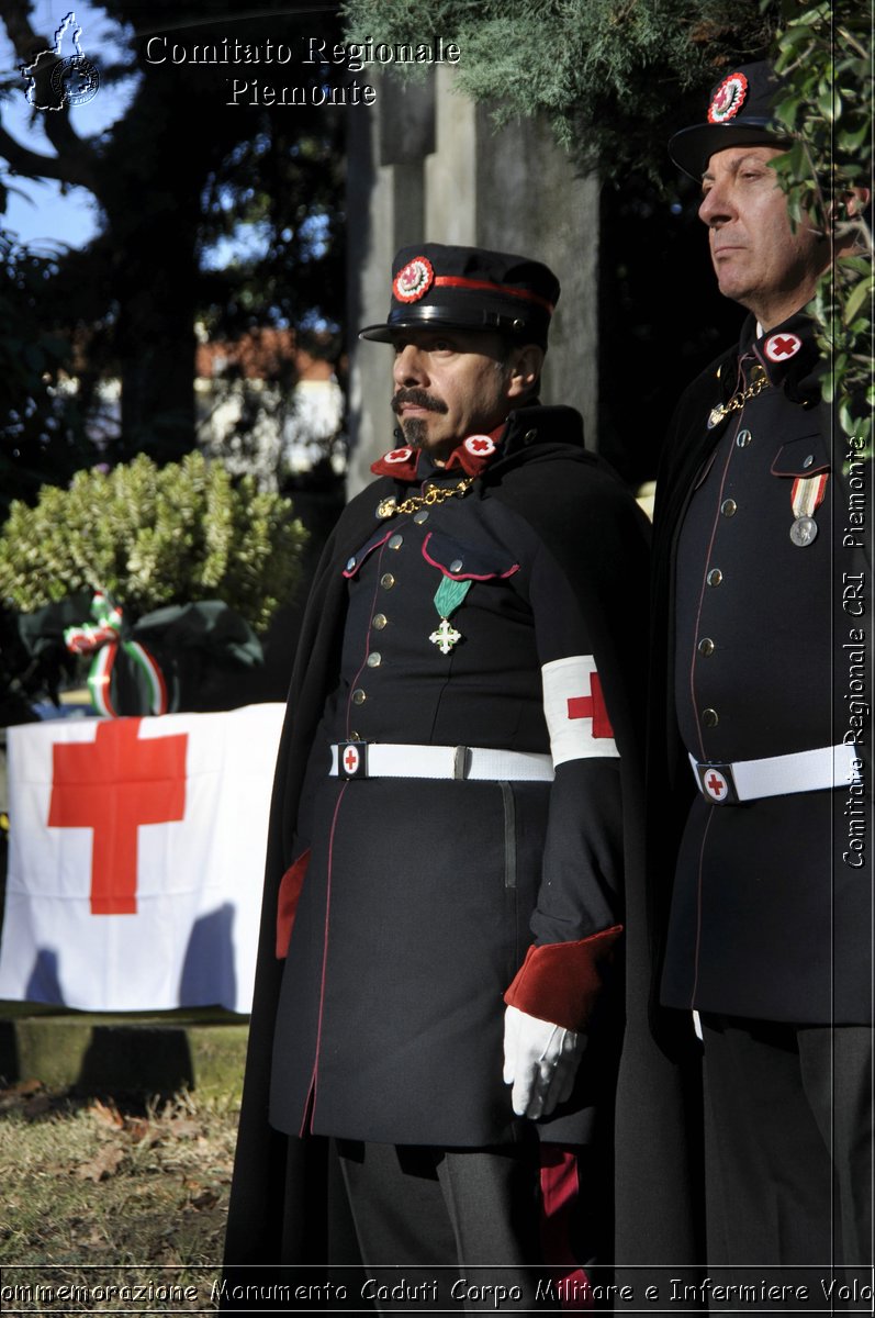 Chieri 14 Dicembre 2019 - Commemorazione Monumento Caduti Corpo Militare e Infermiere Volontarie - Croce Rossa Italiana