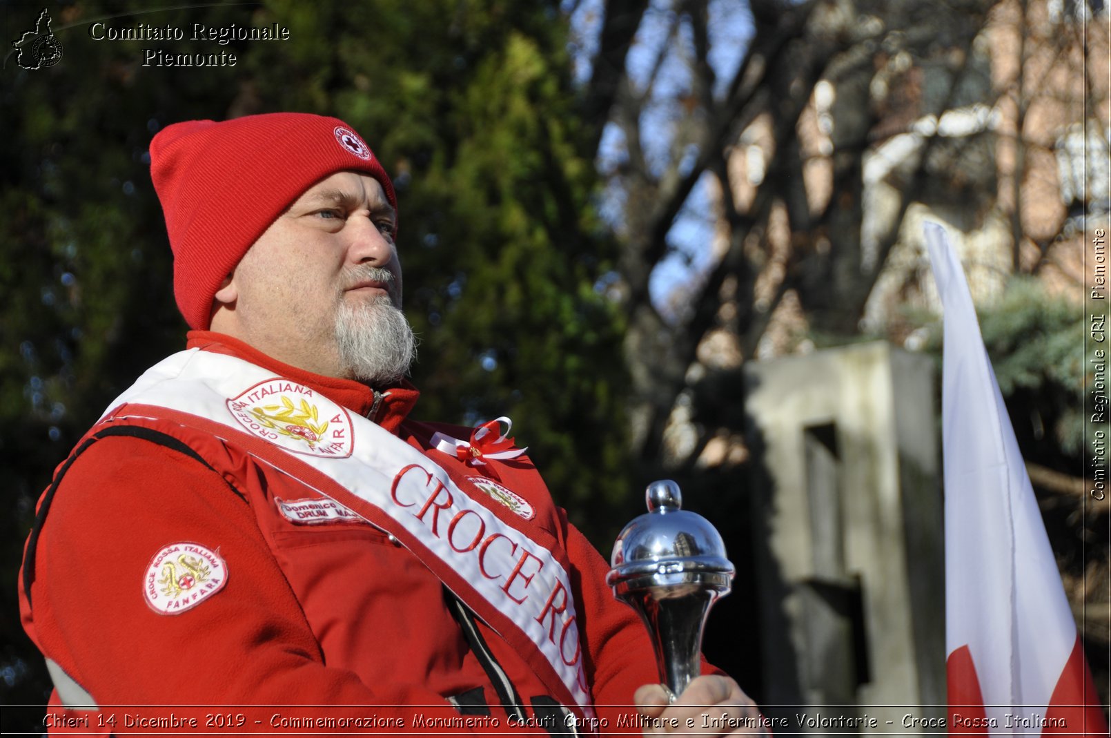 Chieri 14 Dicembre 2019 - Commemorazione Monumento Caduti Corpo Militare e Infermiere Volontarie - Croce Rossa Italiana