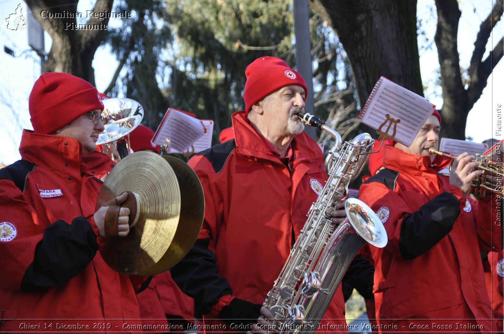 Chieri 14 Dicembre 2019 - Commemorazione Monumento Caduti Corpo Militare e Infermiere Volontarie - Croce Rossa Italiana