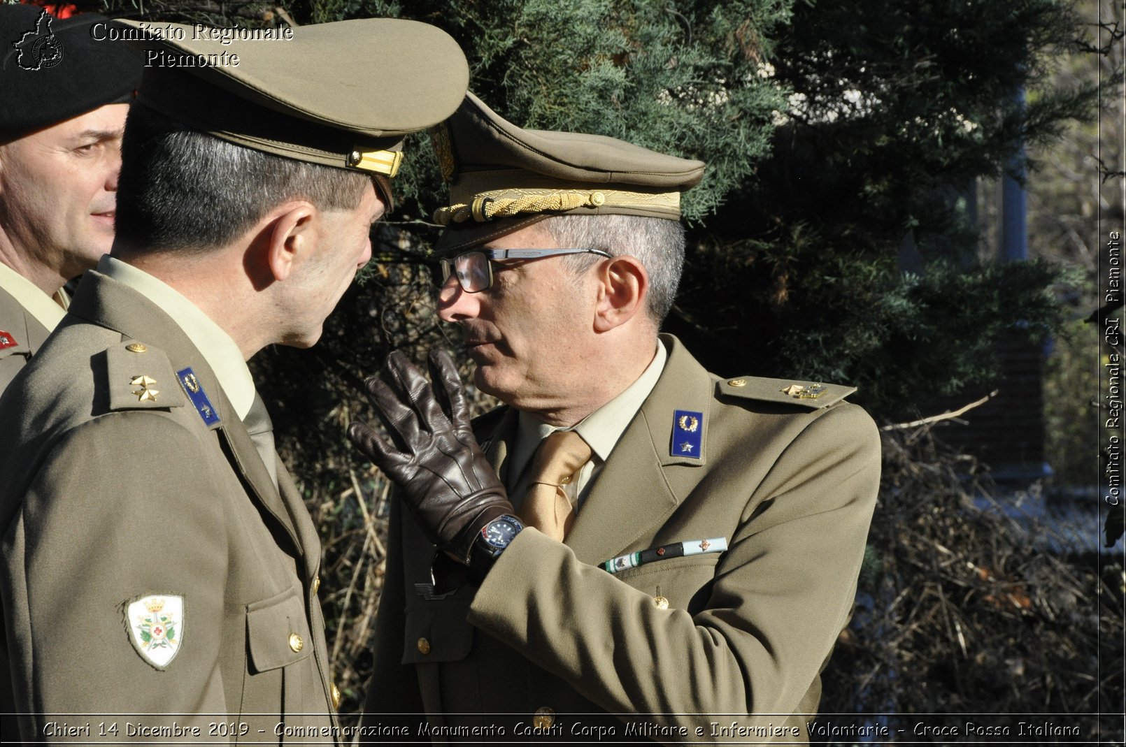 Chieri 14 Dicembre 2019 - Commemorazione Monumento Caduti Corpo Militare e Infermiere Volontarie - Croce Rossa Italiana