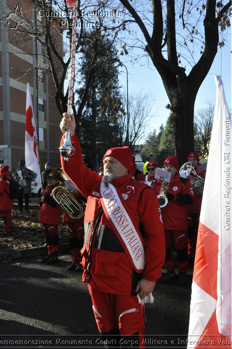 Chieri 14 Dicembre 2019 - Commemorazione Monumento Caduti Corpo Militare e Infermiere Volontarie - Croce Rossa Italiana