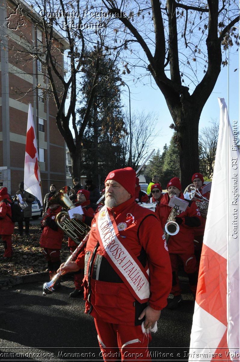 Chieri 14 Dicembre 2019 - Commemorazione Monumento Caduti Corpo Militare e Infermiere Volontarie - Croce Rossa Italiana