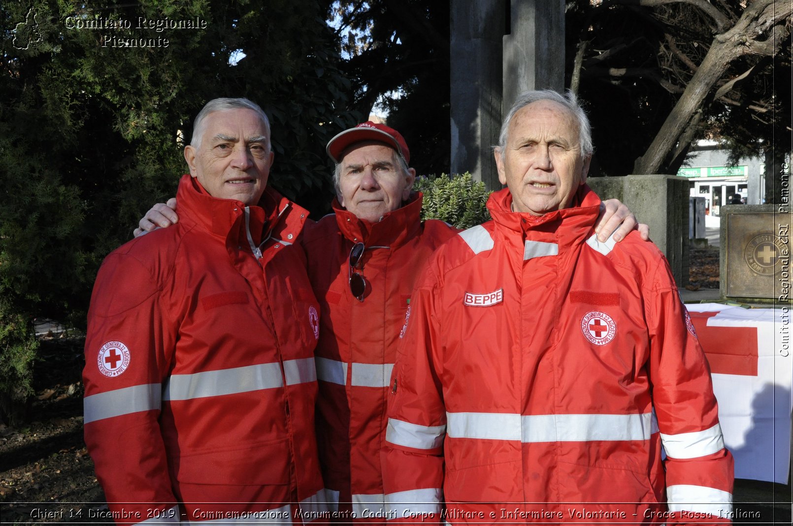 Chieri 14 Dicembre 2019 - Commemorazione Monumento Caduti Corpo Militare e Infermiere Volontarie - Croce Rossa Italiana