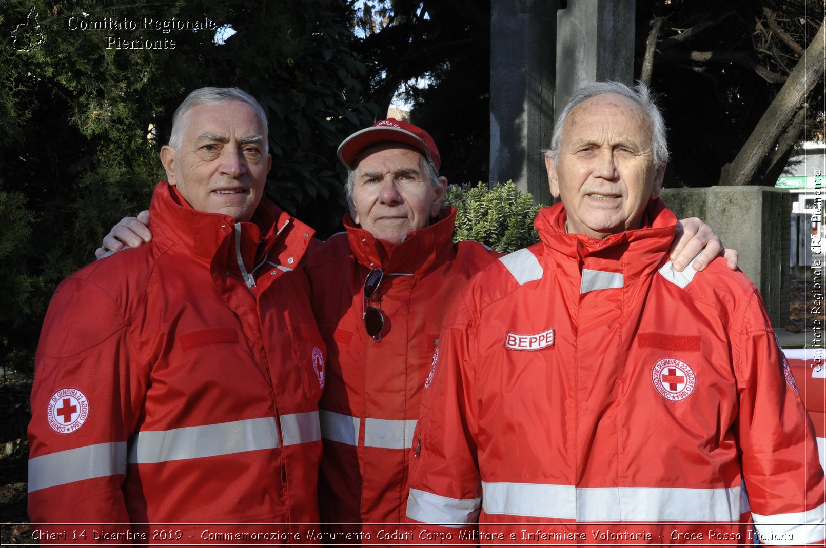 Chieri 14 Dicembre 2019 - Commemorazione Monumento Caduti Corpo Militare e Infermiere Volontarie - Croce Rossa Italiana