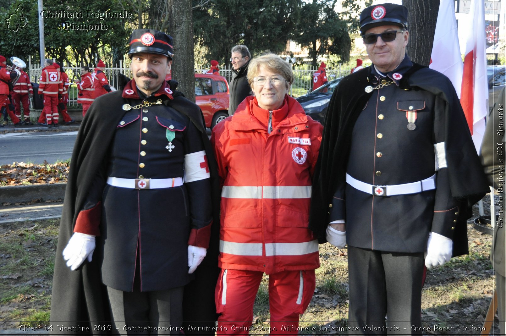 Chieri 14 Dicembre 2019 - Commemorazione Monumento Caduti Corpo Militare e Infermiere Volontarie - Croce Rossa Italiana