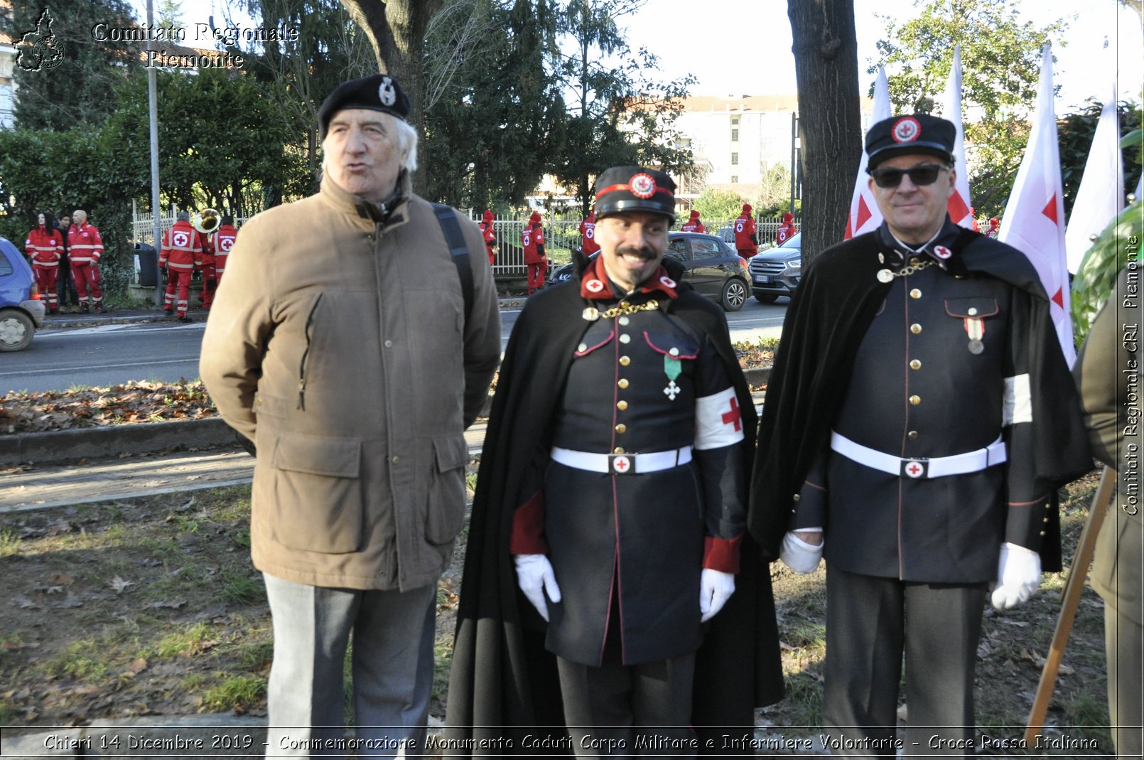 Chieri 14 Dicembre 2019 - Commemorazione Monumento Caduti Corpo Militare e Infermiere Volontarie - Croce Rossa Italiana