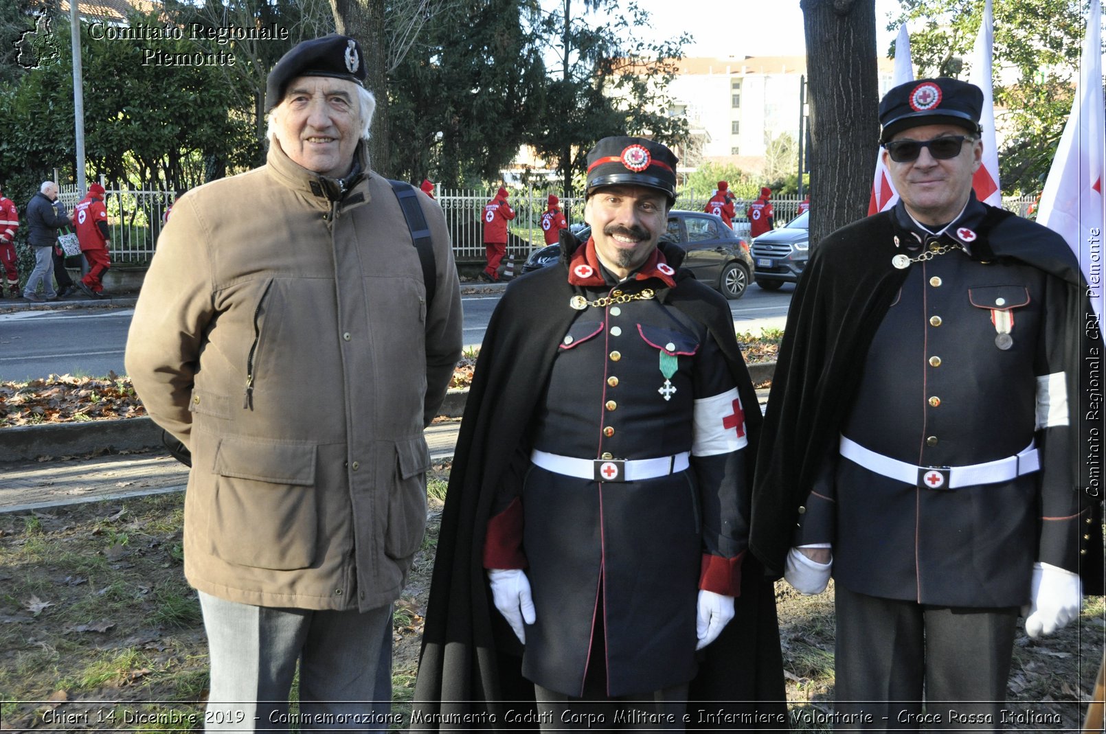 Chieri 14 Dicembre 2019 - Commemorazione Monumento Caduti Corpo Militare e Infermiere Volontarie - Croce Rossa Italiana