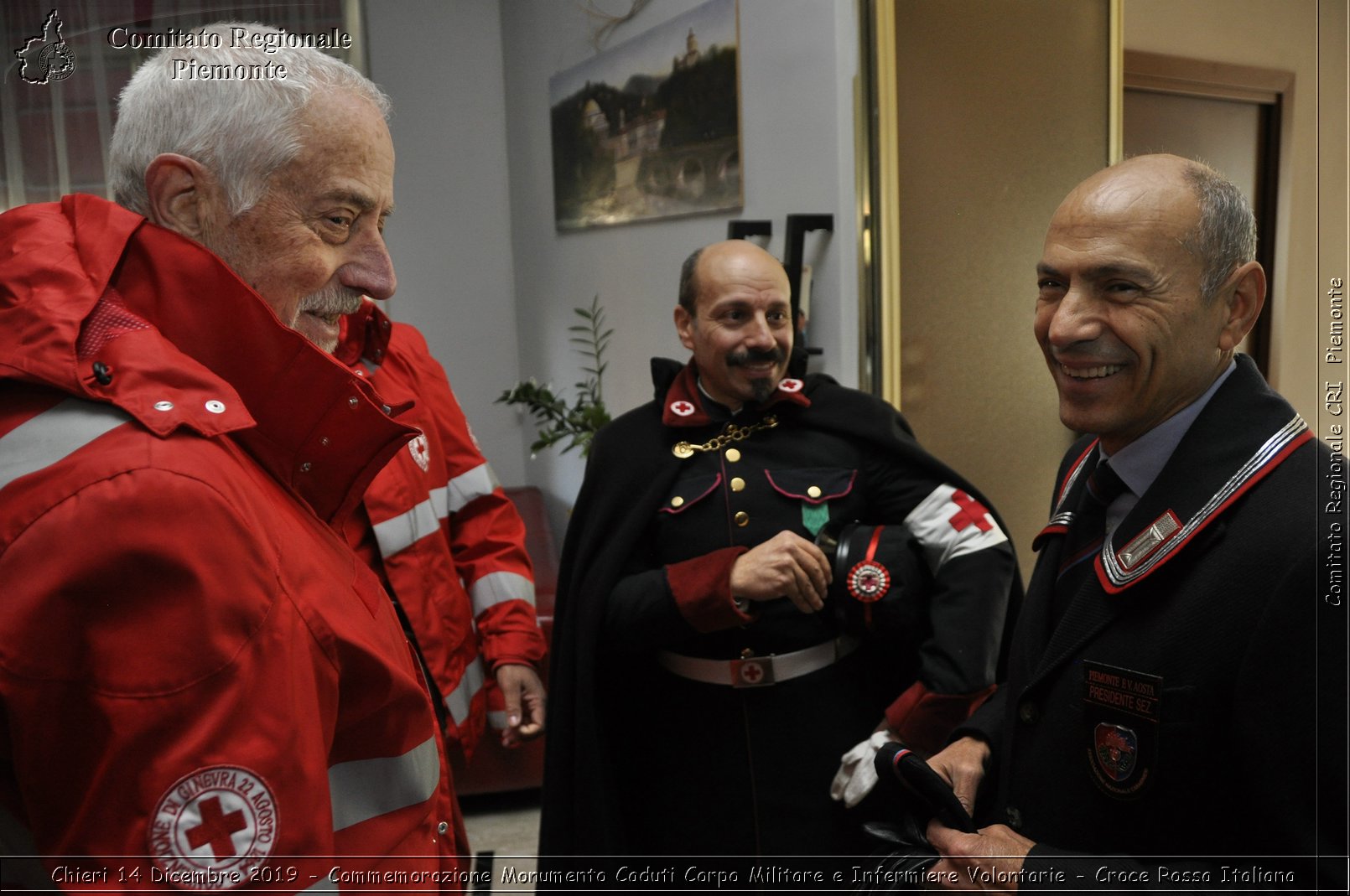 Chieri 14 Dicembre 2019 - Commemorazione Monumento Caduti Corpo Militare e Infermiere Volontarie - Croce Rossa Italiana