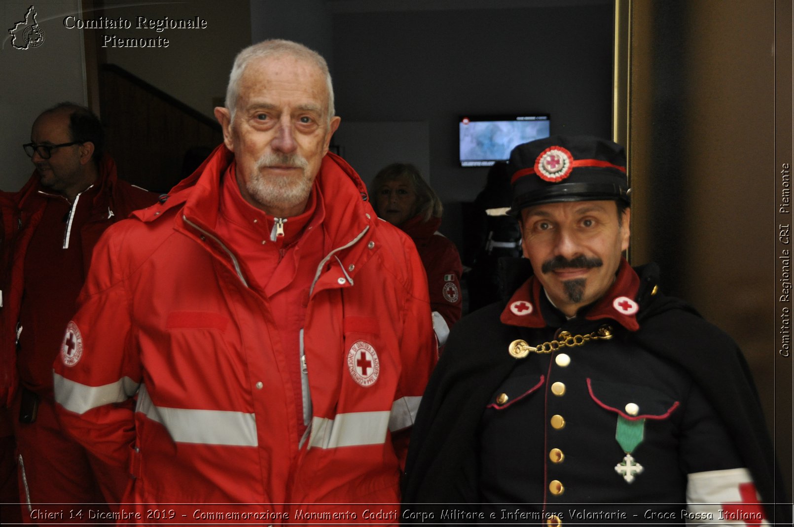 Chieri 14 Dicembre 2019 - Commemorazione Monumento Caduti Corpo Militare e Infermiere Volontarie - Croce Rossa Italiana