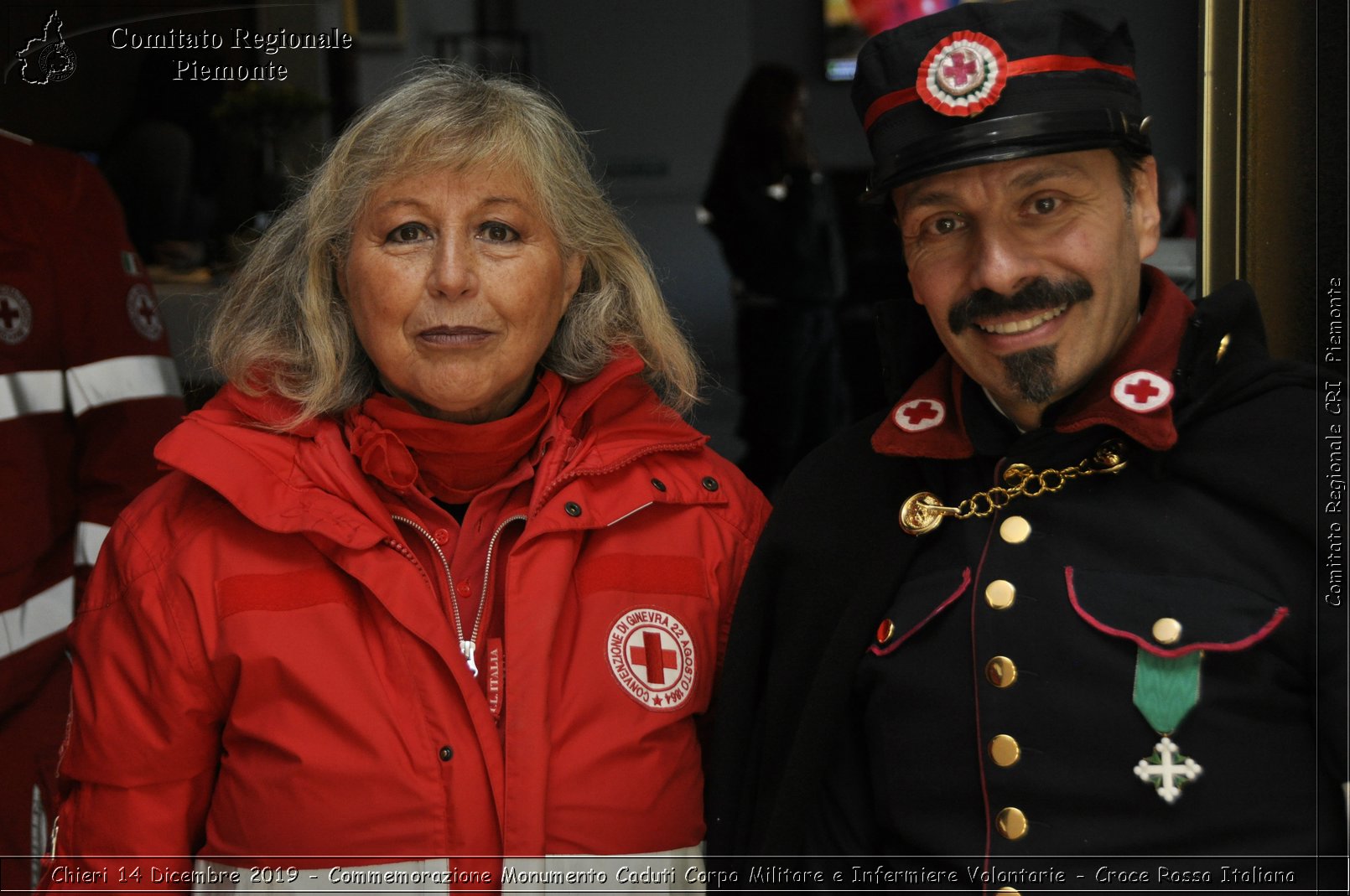 Chieri 14 Dicembre 2019 - Commemorazione Monumento Caduti Corpo Militare e Infermiere Volontarie - Croce Rossa Italiana