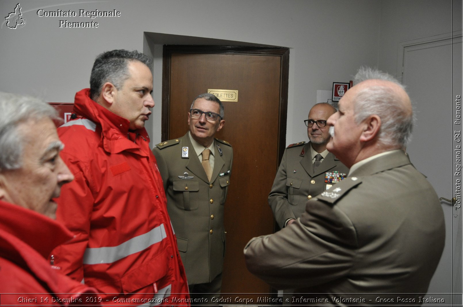 Chieri 14 Dicembre 2019 - Commemorazione Monumento Caduti Corpo Militare e Infermiere Volontarie - Croce Rossa Italiana