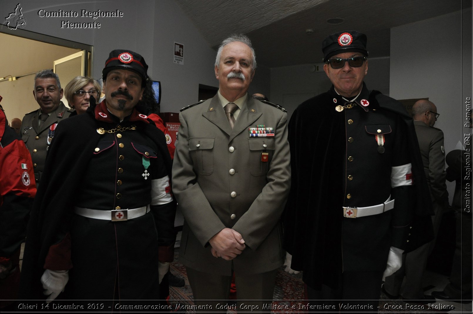 Chieri 14 Dicembre 2019 - Commemorazione Monumento Caduti Corpo Militare e Infermiere Volontarie - Croce Rossa Italiana