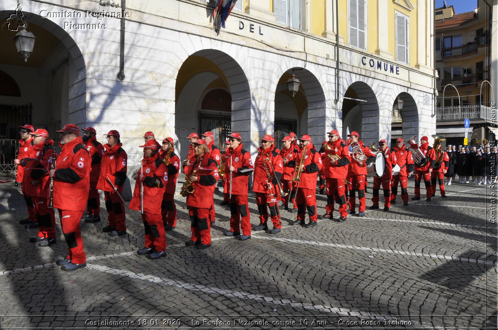 Castellamonte 18 01 2020 - La Fanfara Nazionale compie 10 Anni - Croce Rossa Italiana